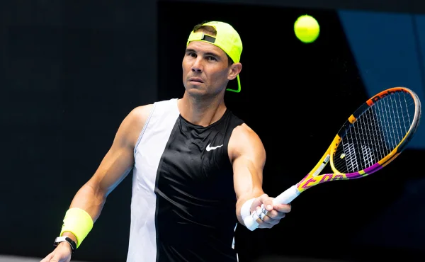 Rafael Nadal vyměnil raketu za driver, golf ho zcela pohltil