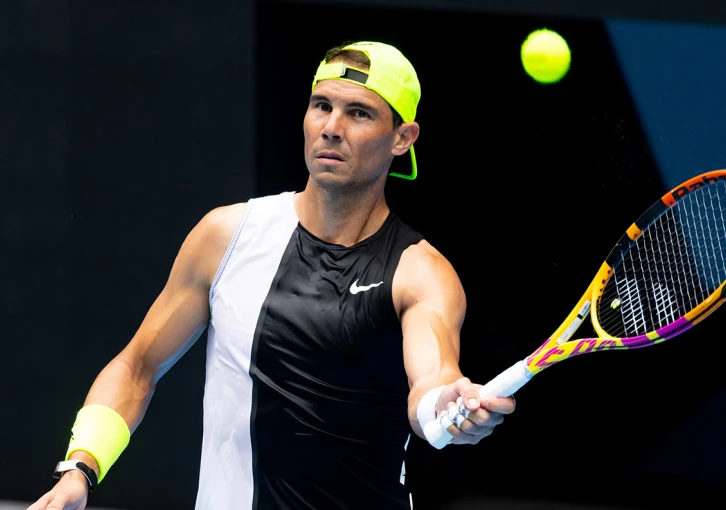 Rafael Nadal vyměnil raketu za driver, golf ho zcela pohltil