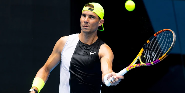 Rafael Nadal vyměnil raketu za driver, golf ho zcela pohltil