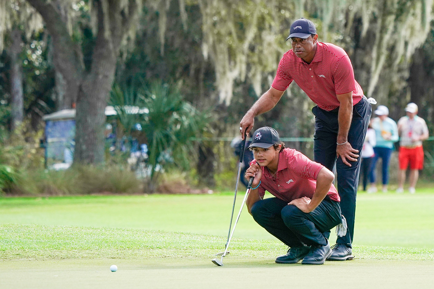 Tiger Woods a syn Charlie