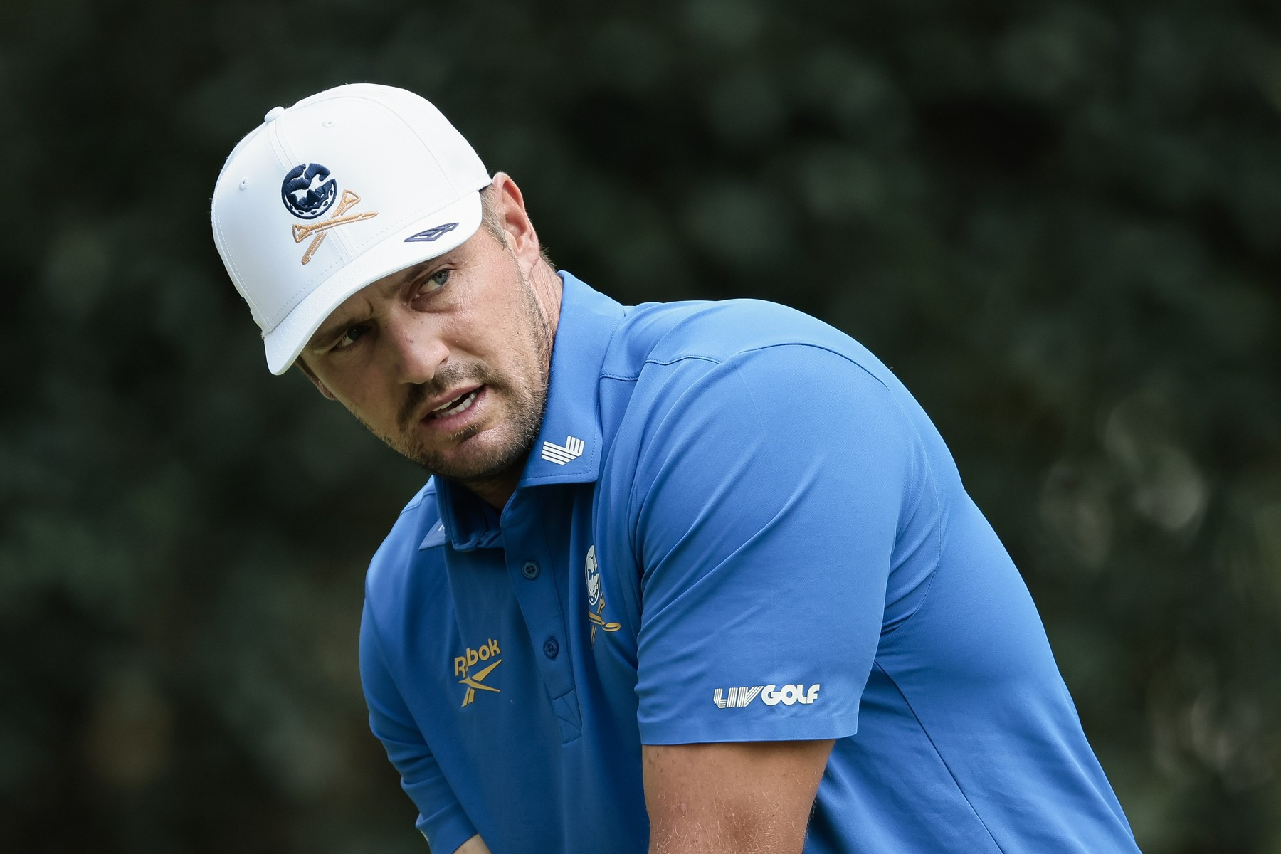 Bryson DeChambeau během prvního kola turnaje LIV Golf Mexico City v golfovém klubu Chapultepec