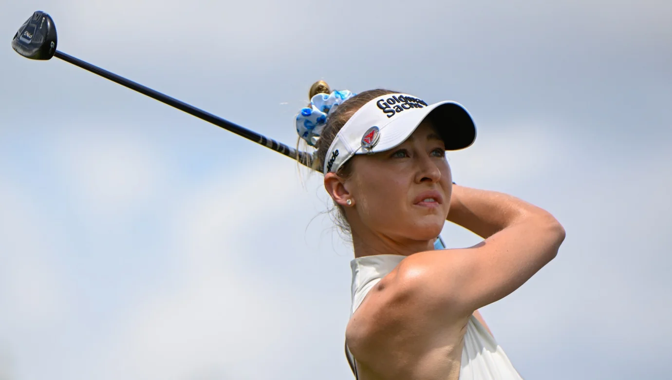 Nelly Korda po svém suverénním výkonu v prvním kole Chevron Championship vede o dvě rány před zbytkem startovního pole