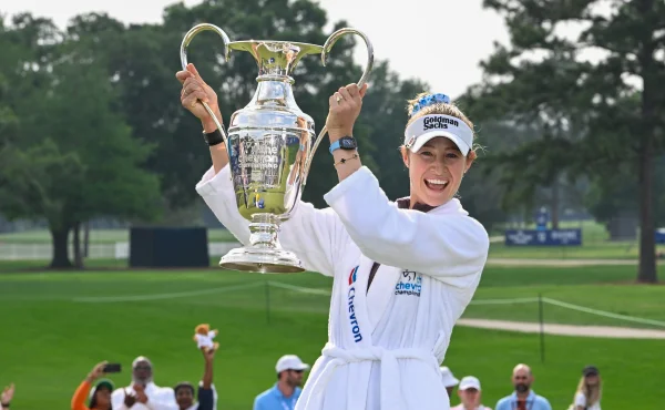 Nelly Korda, golfistka s českými kořeny, ovládla major a opět usedla na golfový trůn