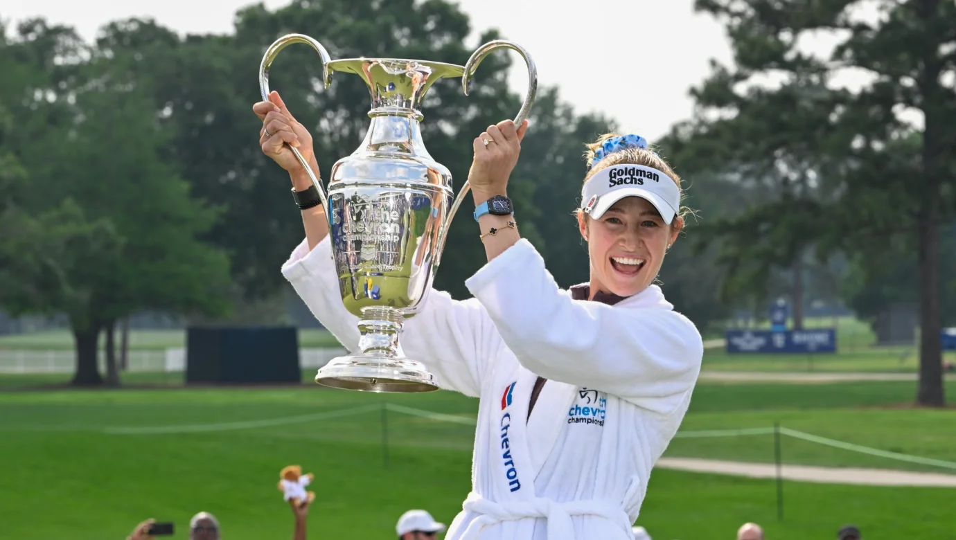 Nelly Korda, golfistka s českými kořeny, ovládla major a opět usedla na golfový trůn