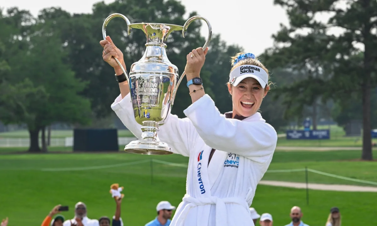 Nelly Korda, golfistka s českými kořeny, ovládla major a opět usedla na golfový trůn