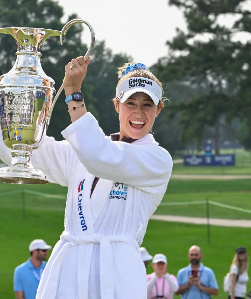 Nelly Korda, golfistka s českými kořeny, ovládla major a opět usedla na golfový trůn