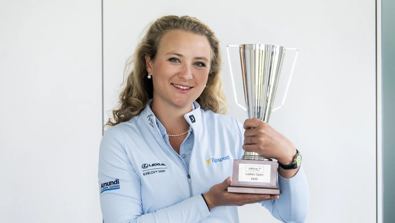 Sára Kousková loni vybojovala na Evianu svůj první titul na LET na turnaji Jabra Ladies Open de France