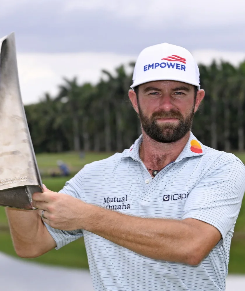 Cameron Young ovládl Cadillac Championship a na Doralu přijal gratulaci od Trumpa