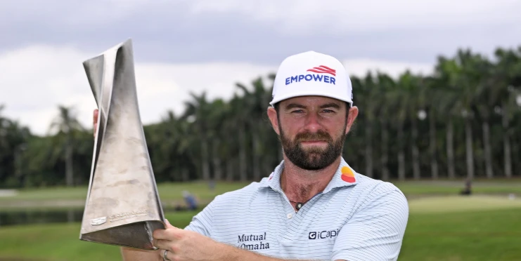 Cameron Young ovládl Cadillac Championship a na Doralu přijal gratulaci od Trumpa