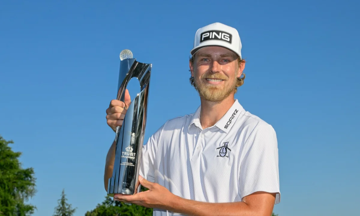 Pohádkový příběh Kristoffera Reitana na Truist Championship. Z náhradníka vítězem