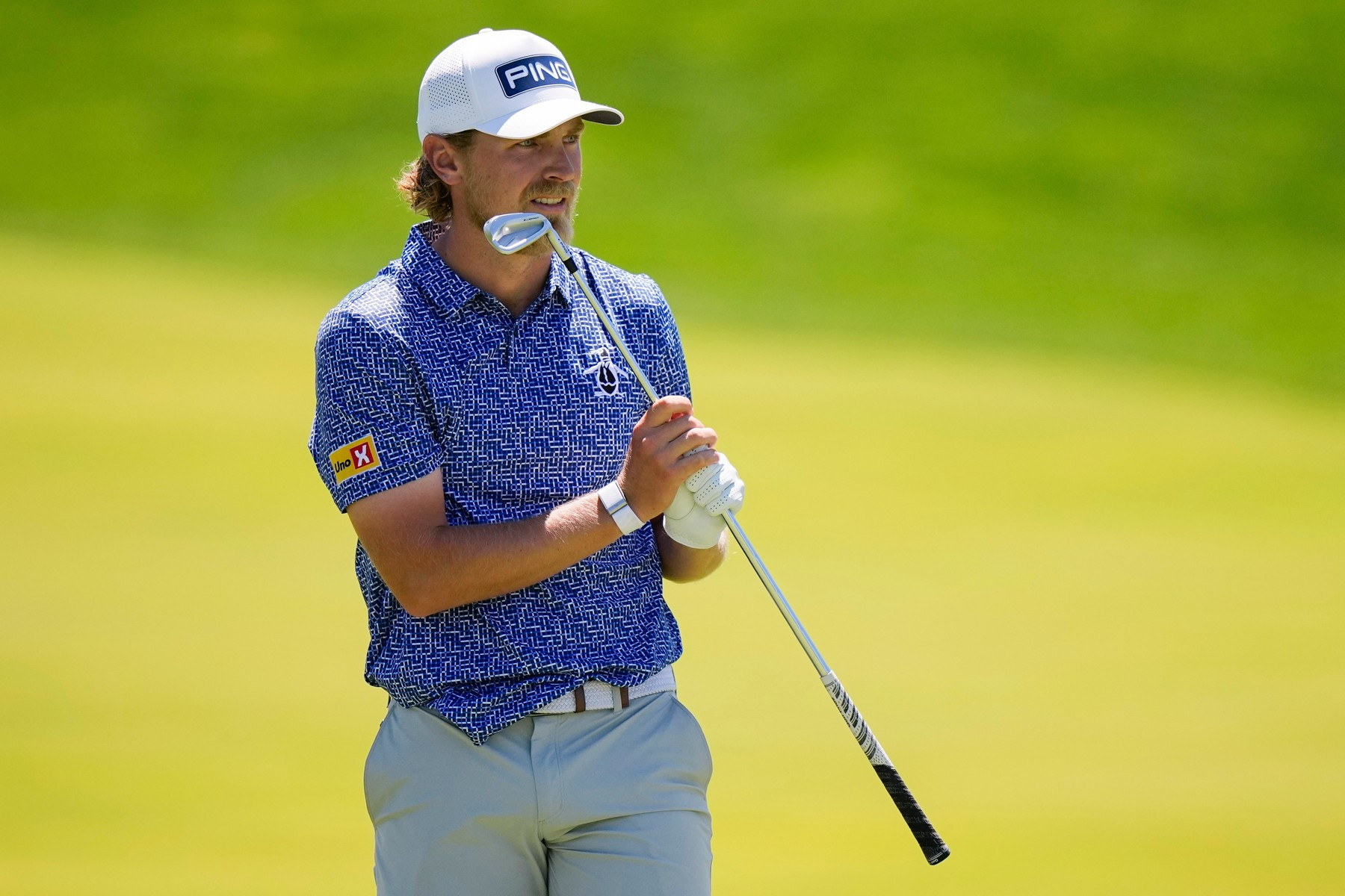 Kristoffer Reitan a jeho rána století. Na PGA Championship mu jen tyčka stála v cestě od hole-in-one na 4 paru