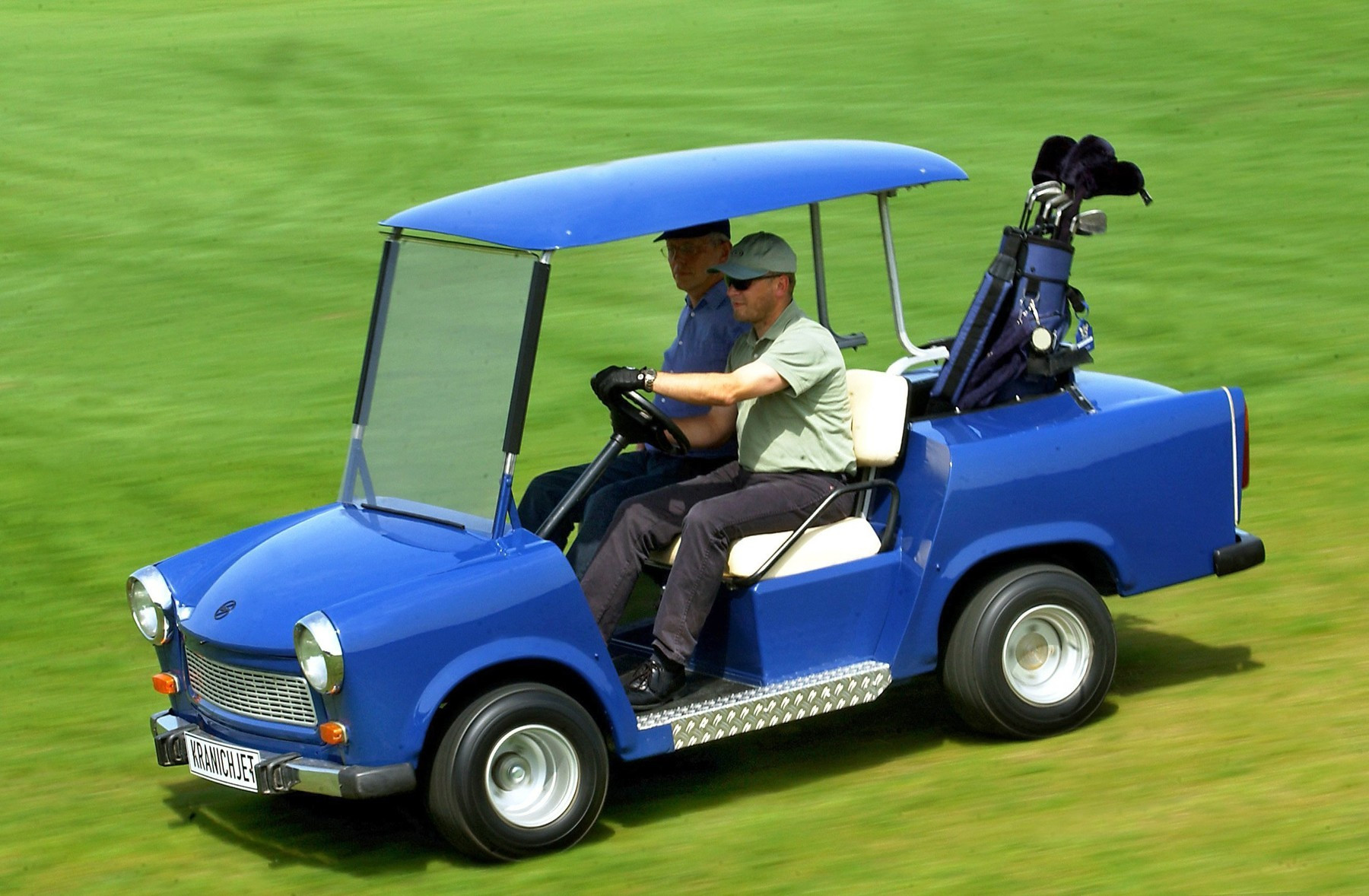 Ilustrační foto: I golfové fairwaye se někdy mohou proměnit v závodní trať.