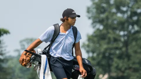 Syn Tigera Woodse pomohl kamarádovi k senzační účasti na U.S. Open