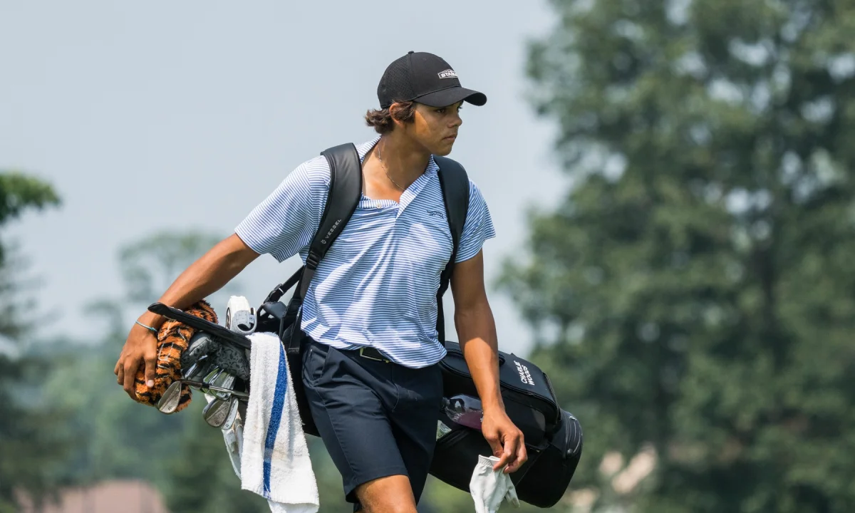 Syn Tigera Woodse pomohl kamarádovi k senzační účasti na U.S. Open