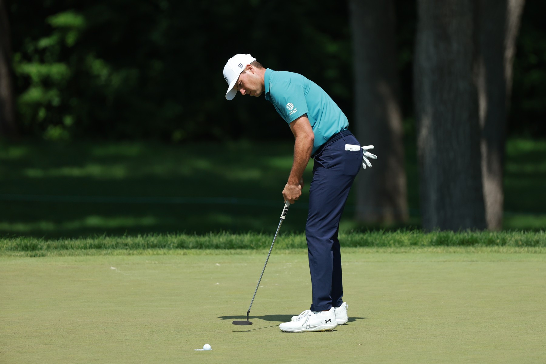 Jordan Spieth předvedl neuvěřitelný putt na Memorial Tournament