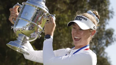 Nelly Korda ovládla prestižní turnaj U.S. Women’s Open, pomohl jí tajný rituál