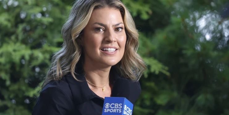 Moderátorka PGA Tour Amanda Balionis oslnila fanoušky svým růžovým outfitem