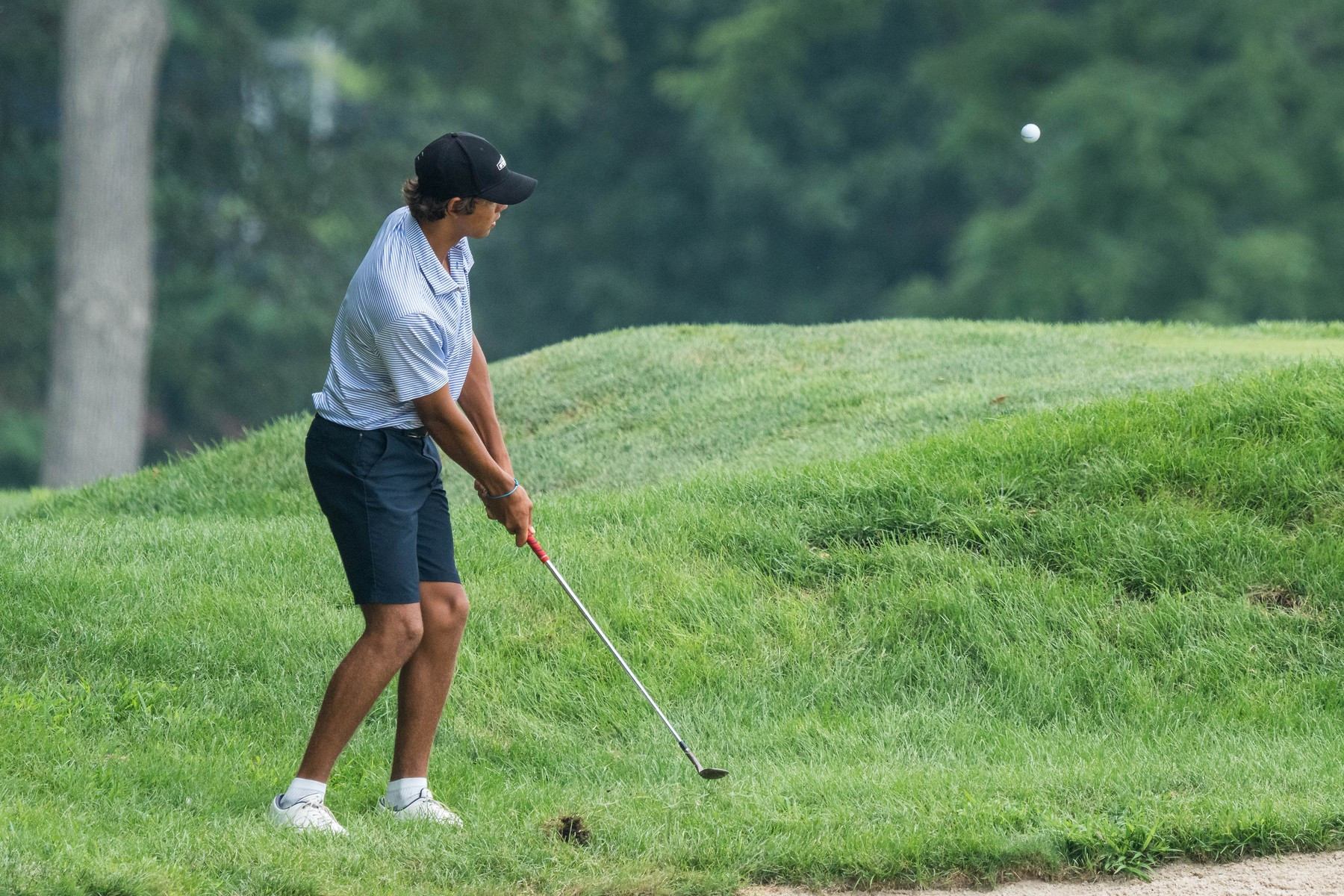 Cesta Charlieho Woodse na letošním U.S. Junior Amateur skončila už v play-off o postup do jamkové části