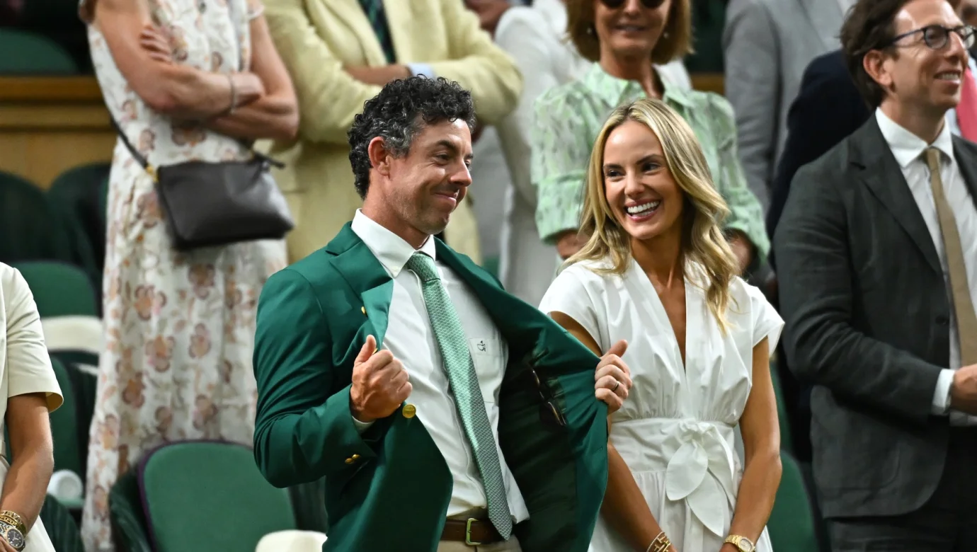 McIlroy zazářil na Wimbledonu. Dorazil v ikonickém zeleném saku vítěze Masters