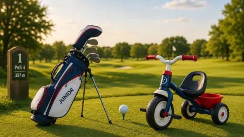 Video: Dvouletý golfista odpálil míček do vzdálenosti 110 metrů. Zrodil se rekordman?