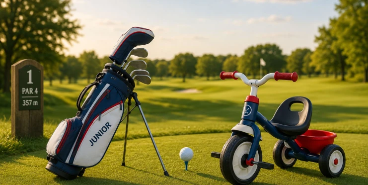 Video: Dvouletý golfista odpálil míček do vzdálenosti 110 metrů. Zrodil se rekordman?