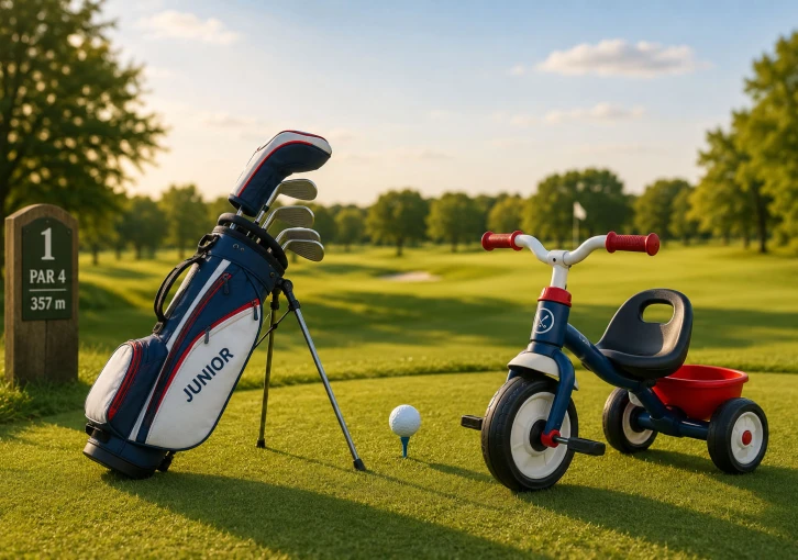 Video: Dvouletý golfista odpálil míček do vzdálenosti 110 metrů. Zrodil se rekordman?