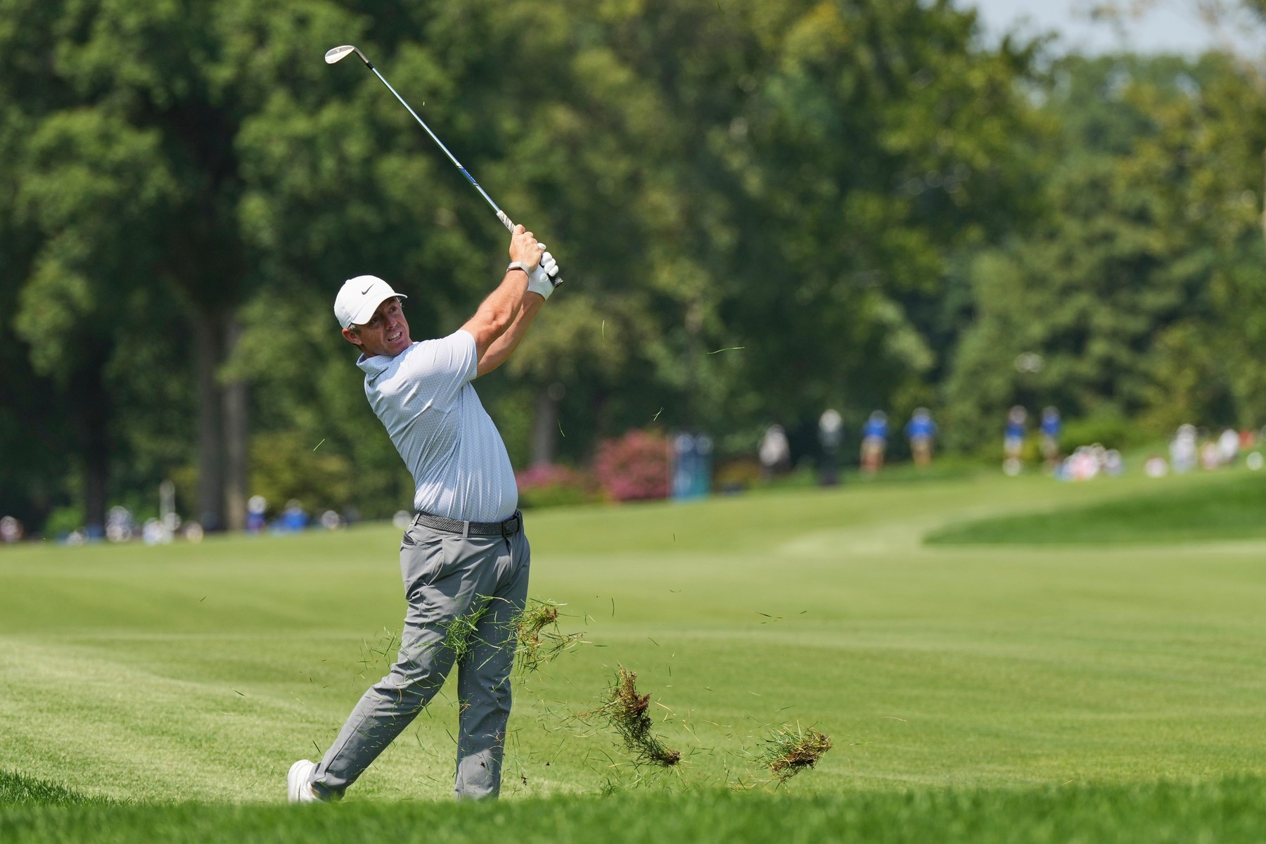 Rory McIlroy zahrál ve třetím kole 65 ran a před finále BMW Championship ztrácí na vedoucího Wyndhama Clarka pět úderů