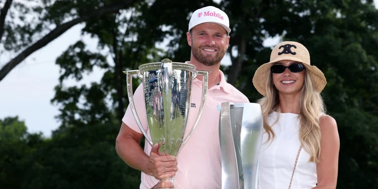 Řekne mu ano? Vítěz BMW Championship Wyndham Clark chce požádat krásnou modelku o ruku