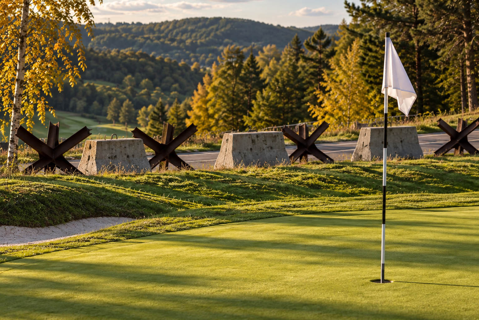 Ilustrační foto: Na Ukrajině nikdo neví, co přinese další den. Právě na golfovém hřišti ale mohou lidé strach a válečnou realitu alespoň na pár hodin odložit