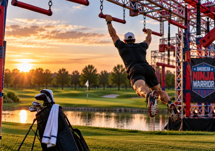 Z American Ninja Warrior až na Masters? Neuvěřitelný comeback bývalého golfisty