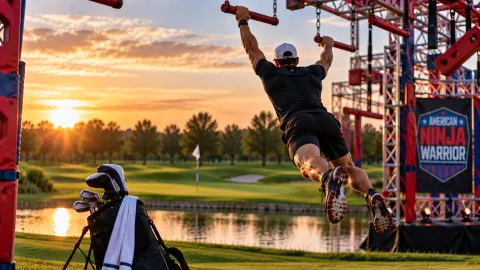 Z American Ninja Warrior až na Masters? Neuvěřitelný comeback bývalého golfisty