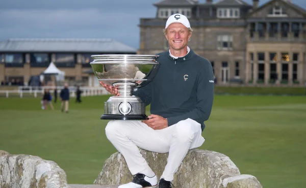 Před deseti lety tu debutoval na DP World Tour. Teď Meronk v St Andrews slaví triumf