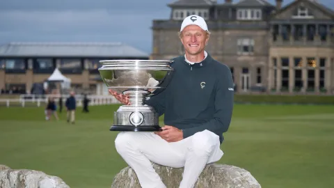 Před deseti lety tu debutoval na DP World Tour. Teď Meronk v St Andrews slaví triumf