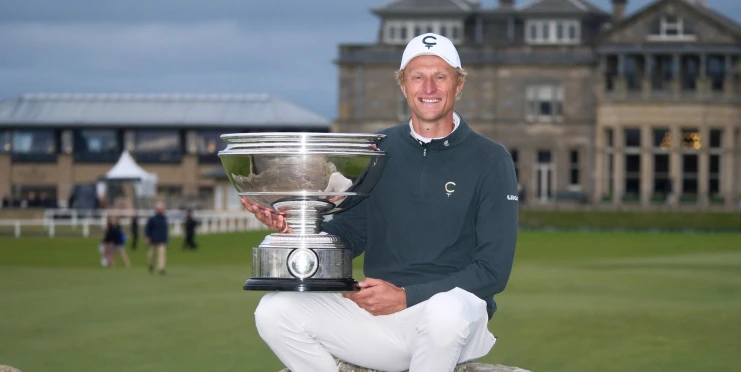 Před deseti lety tu debutoval na DP World Tour. Teď Meronk v St Andrews slaví triumf
