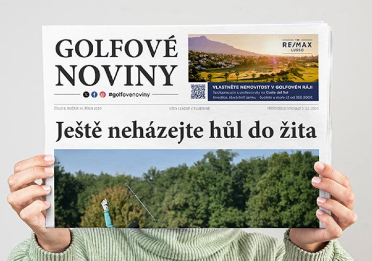 Právě vyšlo předposlední vydání jediných českých tištěných Golfových novin!