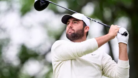 Světová jednička Scottie Scheffler má další trofej. Tentokrát z rybolovu