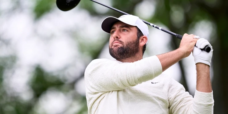 Světová jednička Scottie Scheffler má další trofej. Tentokrát z rybolovu